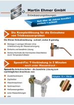 Link zum PDF-Prospektdownload für Entnahmelösung für Legionellenprobe und Speed-Fix Anbohrschellen für Leitungsabgänge unter Wasserdruck, Prospekt 12-2025